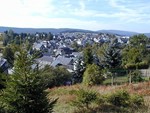 Blick auf Meuselbach vom Schulweg gesehen