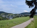 Ansicht vom Heckenweg auf Meuselbach