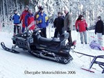 Übergabe eines Motorschlittens zum Spuren der Loipen am 28.01.2006