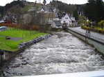 Ortsteil Schwarzmühle Blick auf die Schwarza November 2007 Foto E. Dressler